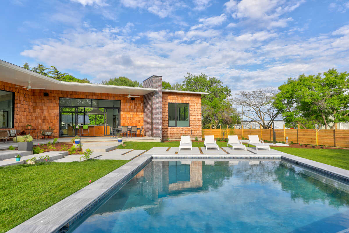 Cedar-shingle custom home built by CRx Construction in Ridings at Rehoboth, Delaware