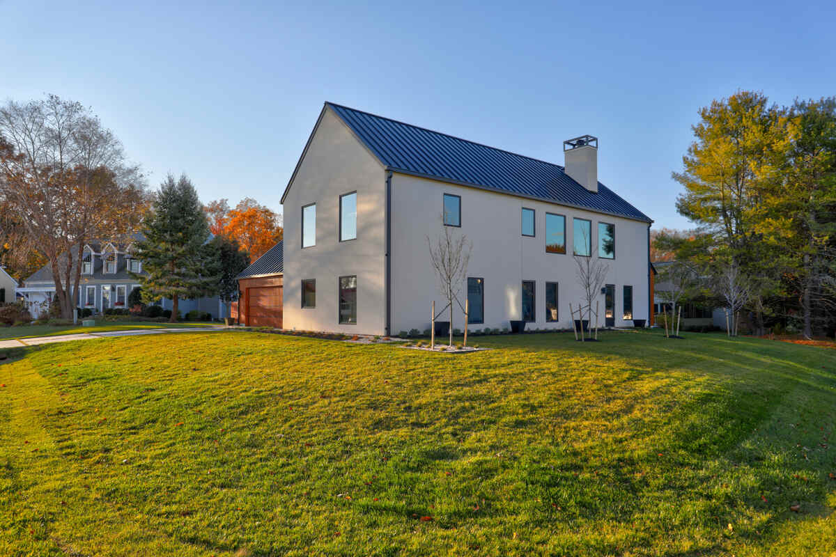 Cedar-shingle custom home built by CRx Construction in Salt Pond, Delaware