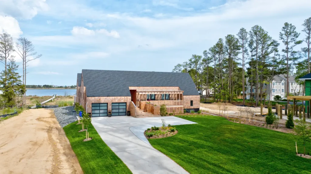 Custom home built by CRx Construction in coastal Delaware