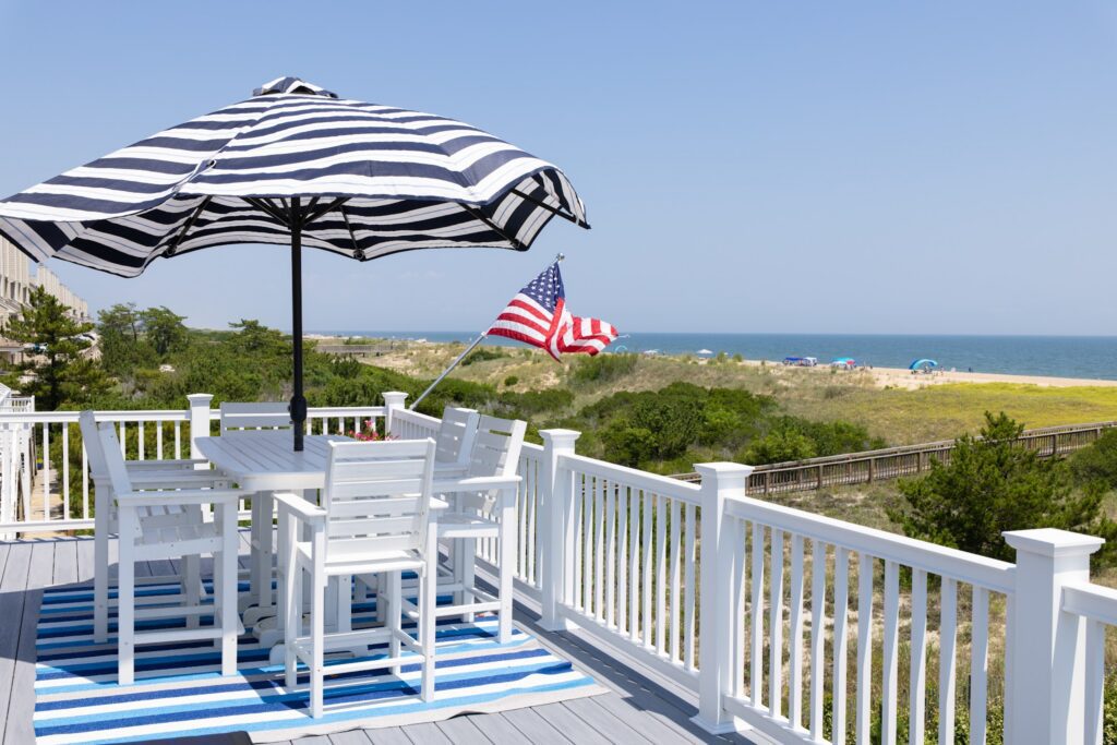 Indoor-outdoor luxury custom home design in Dewey Beach