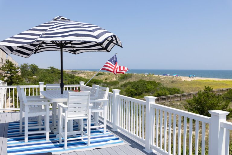 Indoor-outdoor luxury custom home design in Dewey Beach