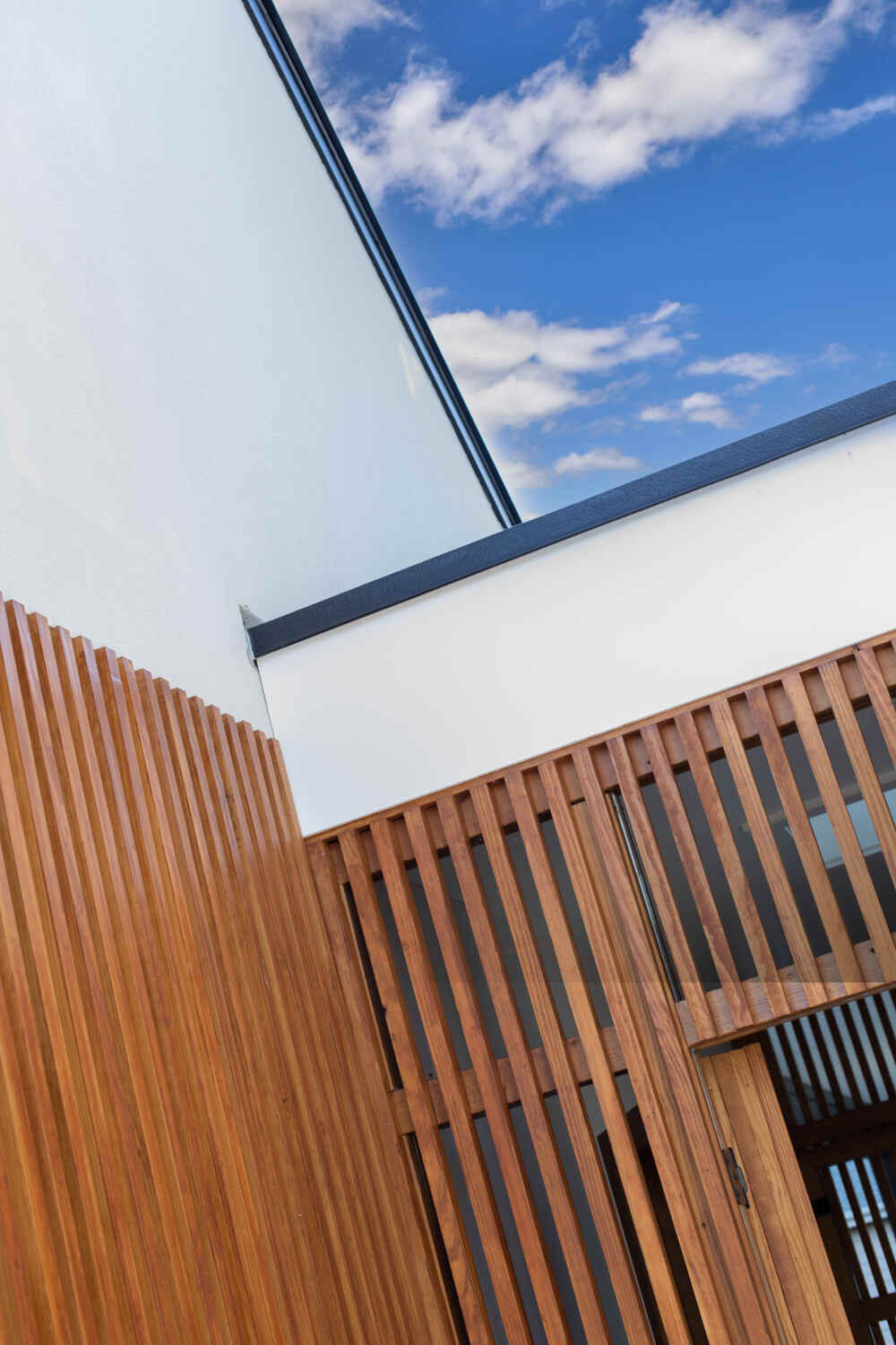 Elevated screened deck at a Henlopen Landing coastal home