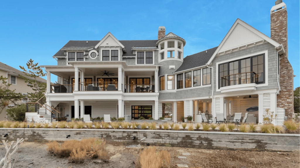 Luxury custom home construction in Lewes coastal exterior