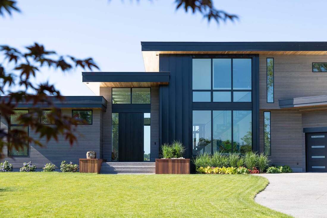 Cedar-shingle custom home built by CRx Construction in Lewes, Delaware