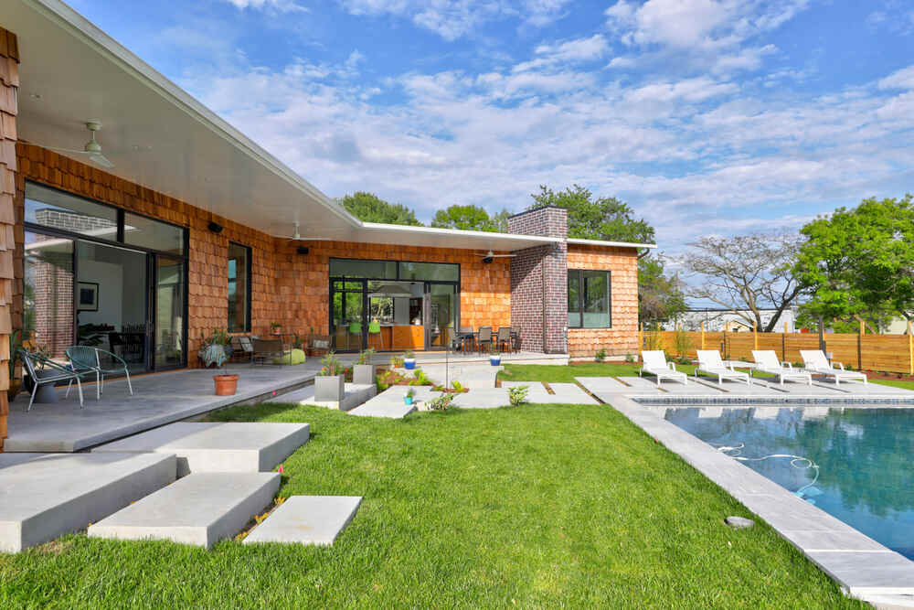 Cedar-shingle custom home built by CRx Construction in Bethany Beach, Delaware