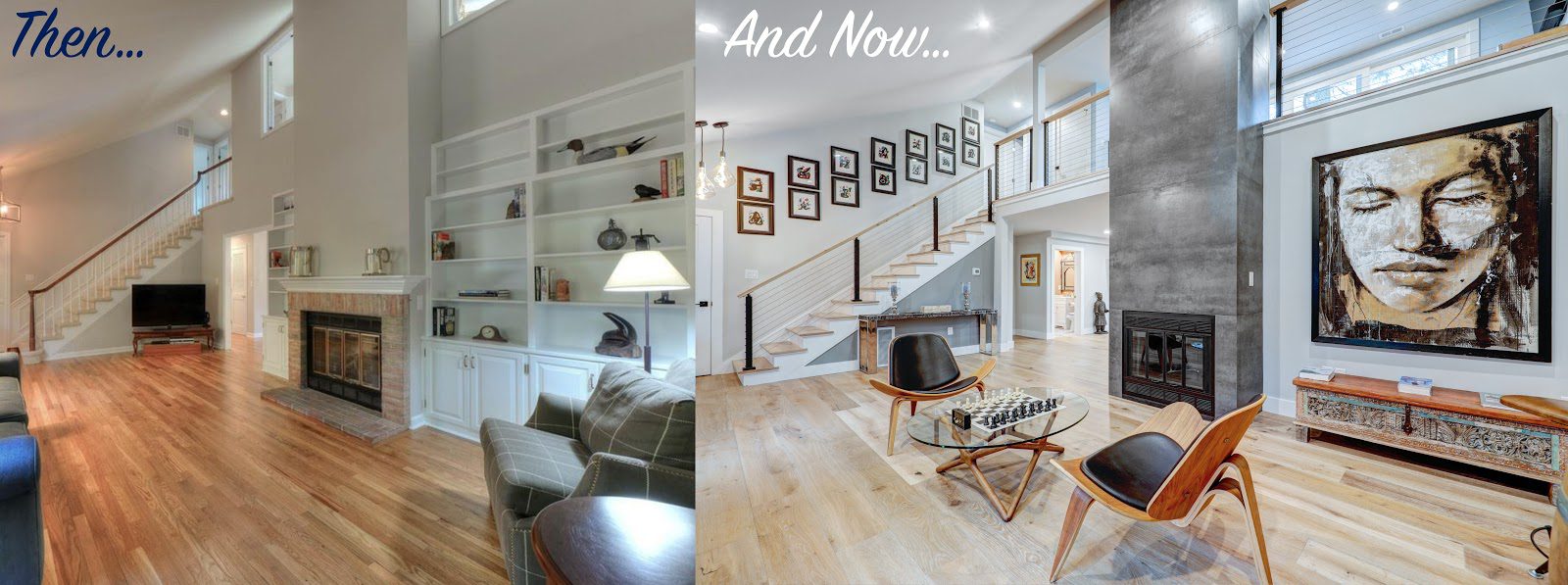 Coastal Delaware home remodel before and after by CRx Construction