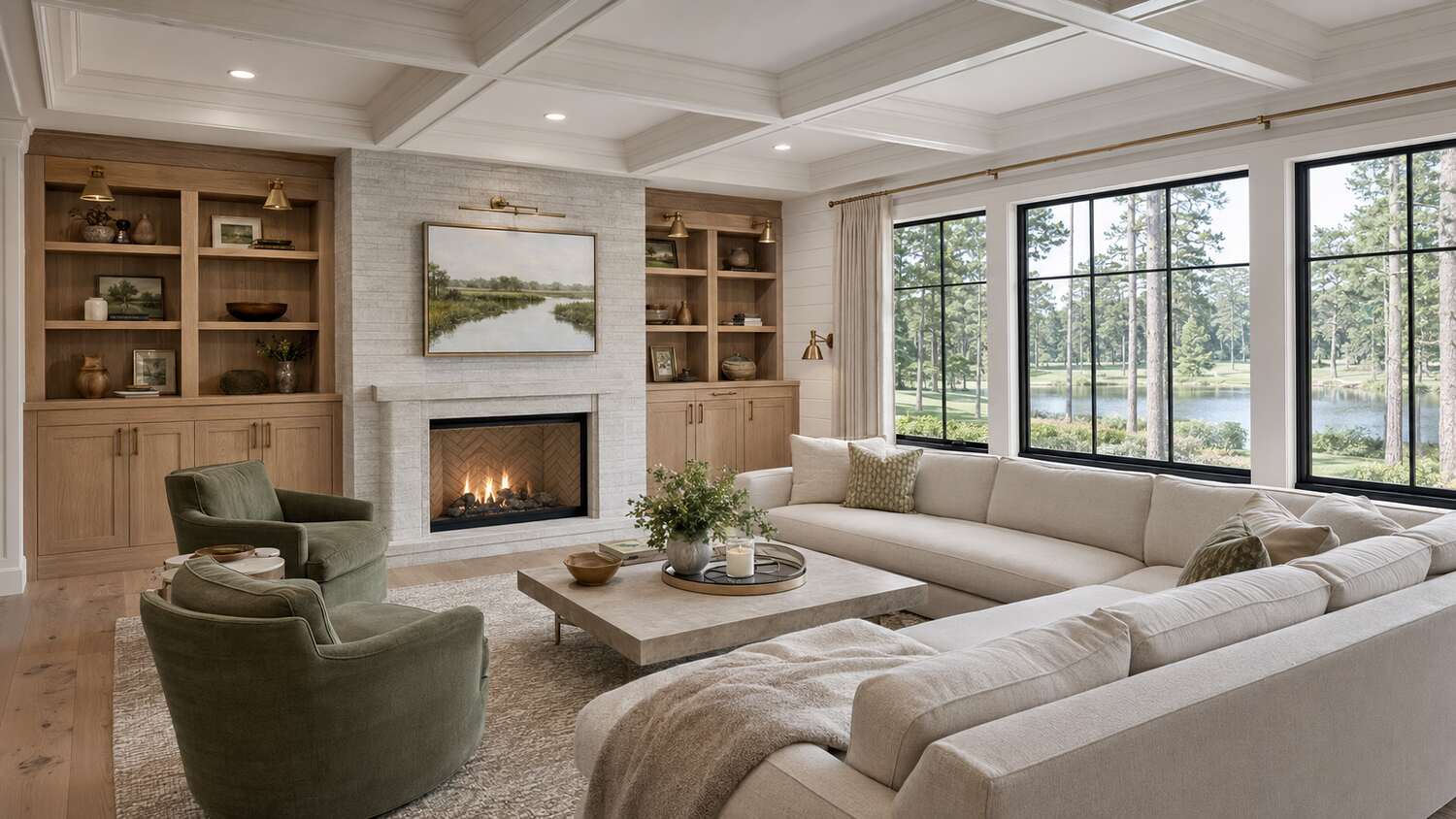 Elevated screened deck at a Sawgrass South coastal home